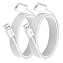 Fidioto (2 Pack 3.3Ft) Designed for Pencil 1st Gen! iPencil Charging Adapter 20 Mins Full Charge for iPhone 1 Pen Gen, No Need to Transfer, Plug