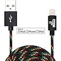 NRGPower Premium 3ft Nylon Braided USB Cable with Lightning Connector [MFi Certified] for iPhone 6s Plus / 6 Plus, iPad Pro, Air 2, iPod Nano…