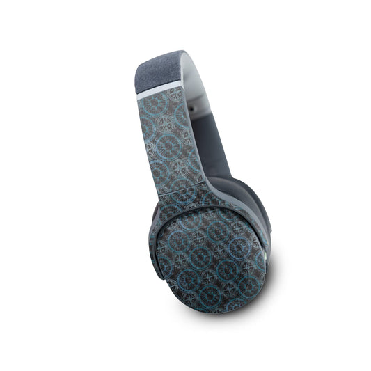 MightySkins Carbon Fiber Skin Compatible with Skullcandy Crusher Evo Wireless - Compass Tile | Protective, Durable Textured Carbon Fiber Finish…