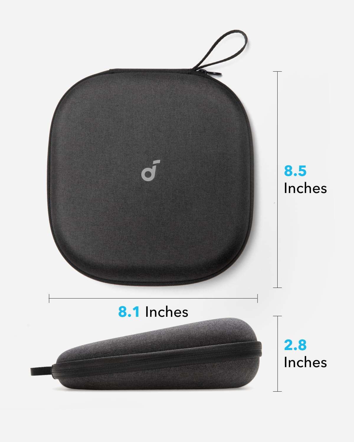 soundcore by Anker, Headphones Case, Compatible with All soundcore Over-Ear Headphones, Anti-Scratch, Water and Dust Resistant, Impact-Resistant
