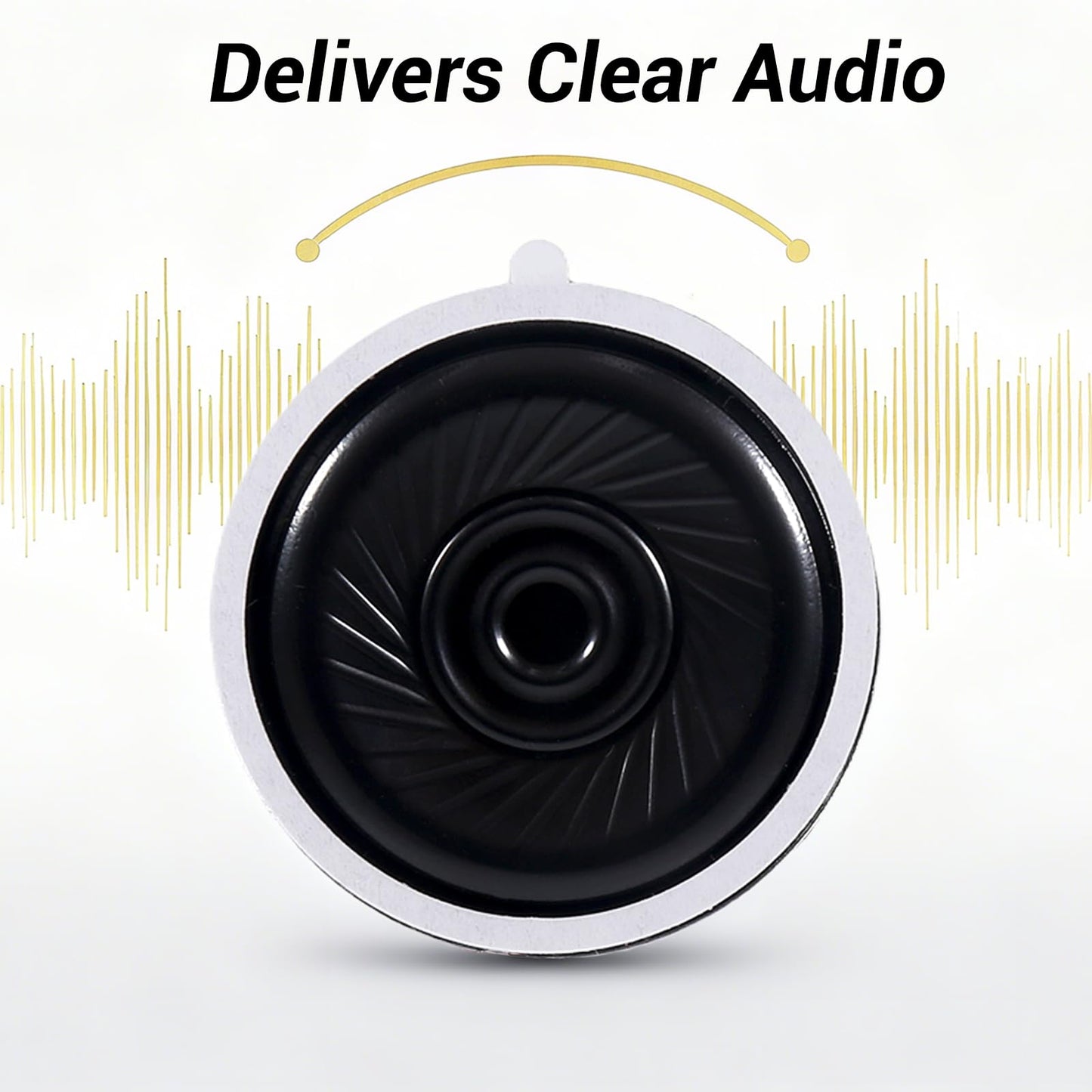 4Pcs 36mm Round Speaker 2.5W 8 Ohm Loud Micro Speaker Replacement for Electronics & DIY Projects