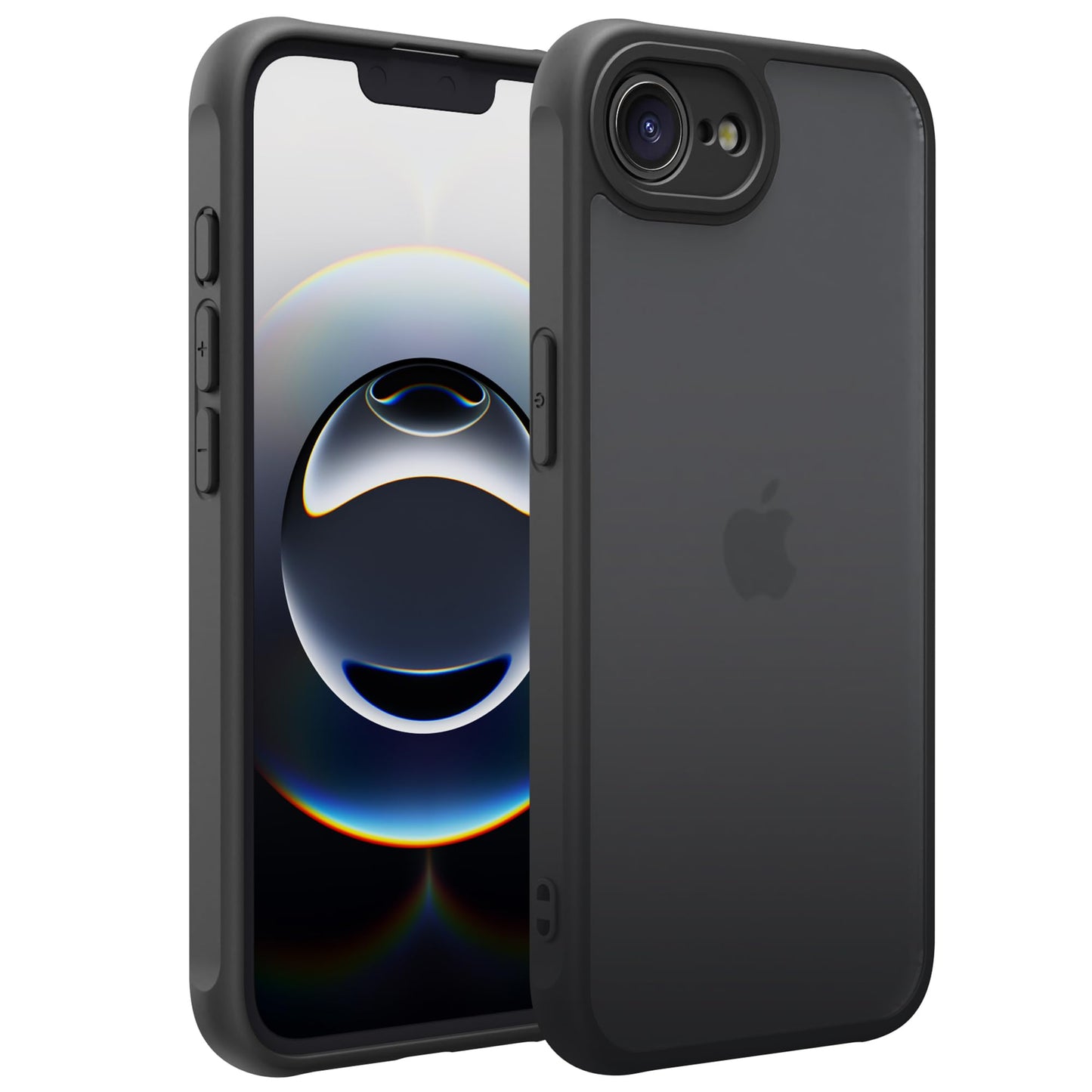 EUMADOVE for iPhone 16E 2025/SE4 Case Translucent Matte Phone Cover, [10 FT Military Grade Drop Protection] Slim Durable Shockproof Protective Bumper