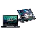 MightySkins Carbon Fiber Skin for Acer Chromebook Spin 11" CP311 - Space Horizon | Protective, Durable Textured Carbon Fiber Finish | Easy to Apply…