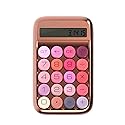 HTLNUZD Desktop Calculator 10 Digit Large LCD Display Handheld Cute Jelly Beans Mechanical Keyboard Calculator for Office, School, Home, Business