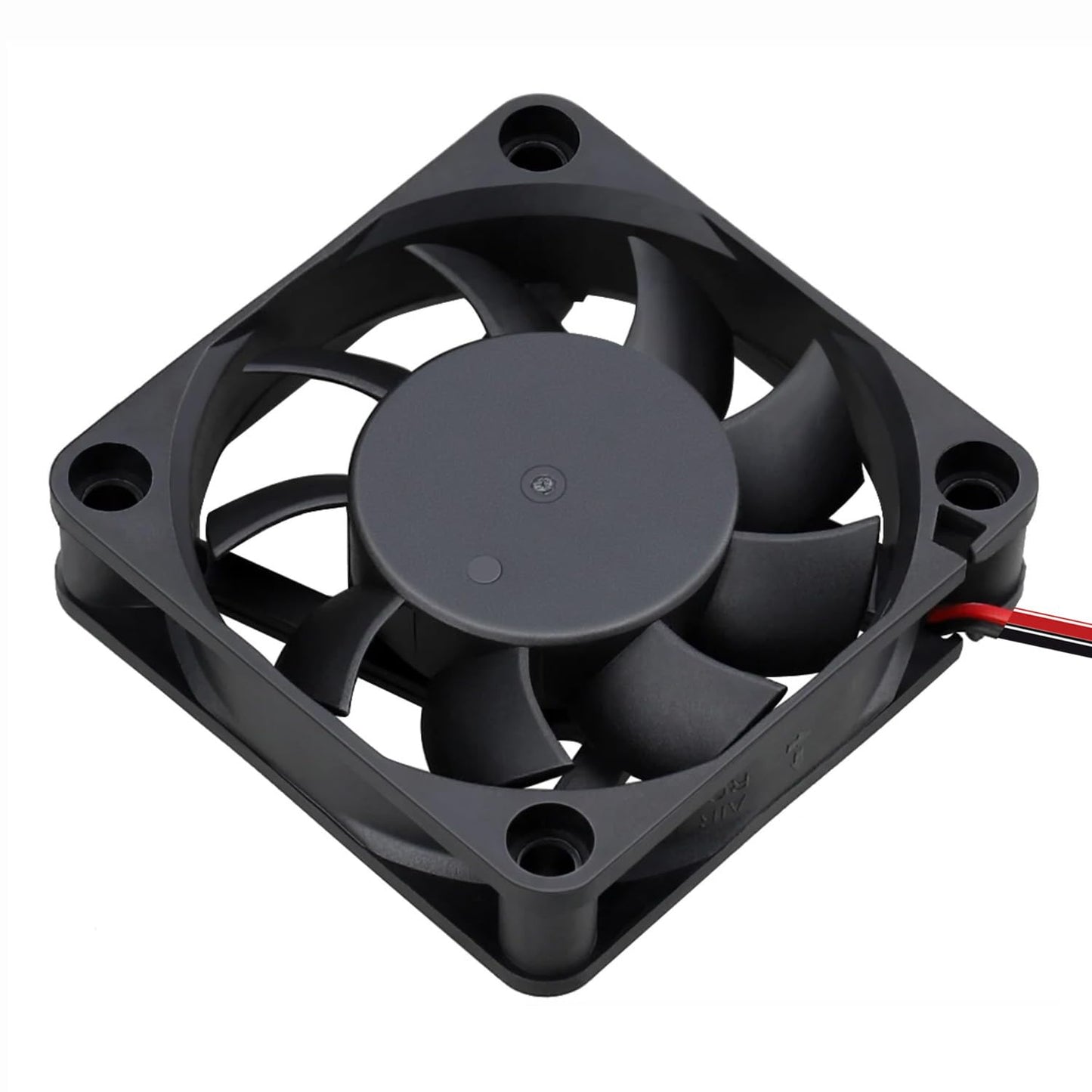 WINSINN DC 60mm Fan 12V 6015 Dual Ball Bearing Brushless Cooling 60x15mm 2PIN (Pack of 2Pcs)