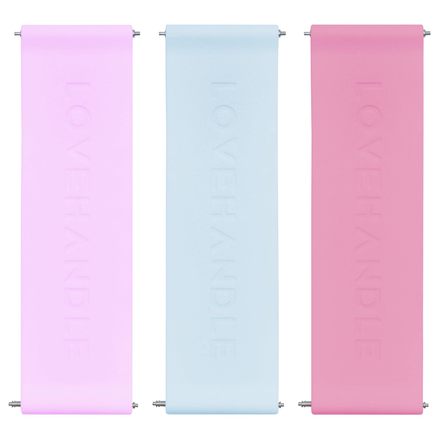 LOVEHANDLE Swappable Strap (Strap Only Base Sold Separately) Swappable Strap for LOVEHANDLE PRO, PRO MagSafe & PRO Wallet Pack of 3 - Glow