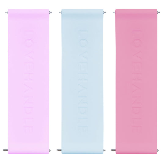 LOVEHANDLE Swappable Strap (Strap Only Base Sold Separately) Swappable Strap for LOVEHANDLE PRO, PRO MagSafe & PRO Wallet Pack of 3 - Glow