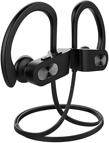 Redzoo Bluetooth Headphones V5.0,Running Headphones w/16 Hrs Playtime, Bass+ HD Stereo Wireless Sports Earphones w/IPX7 Waterproof Earbuds in Ear