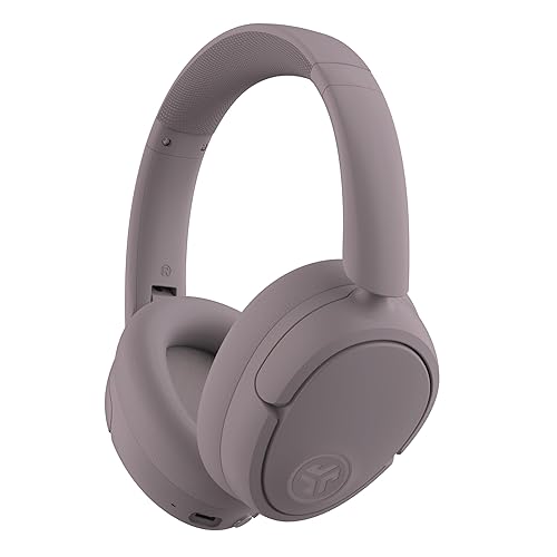 JLab JBuds Lux ANC Wireless Headphones, Mauve, Hybrid Active Noise Cancelling, Customizable Sound, Spatial Audio Compatible, Premium Over-Ear…