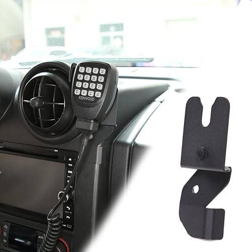 PIUGILH Walkie Talkie Mount Bracket,Bolt-on Stand Bracket Organizer for Hummer H2 2003-2007,Interphone Support Holder (Right)