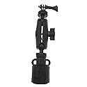 360 Degree Kayak Action Camera Mount Universal Adjustable,Kayak Rail Track Camera Holder, Compatible with GoPro Hero 12 11 10 9 8 7 Ball Head Camera