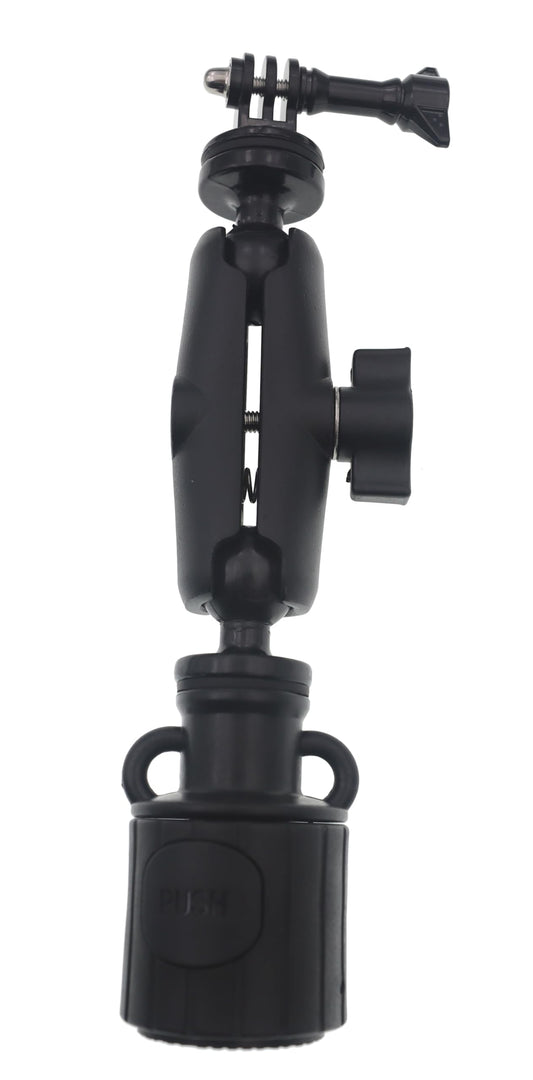 360 Degree Kayak Action Camera Mount Universal Adjustable,Kayak Rail Track Camera Holder, Compatible with GoPro Hero 12 11 10 9 8 7 Ball Head Camera
