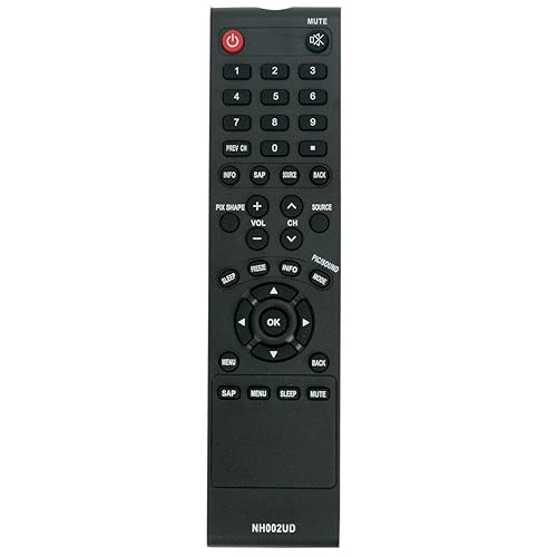 NH002UD Replace Remote for Sanyo TV FW55D25F FW40D36F FW43D25F FW32D06F FW50D36F