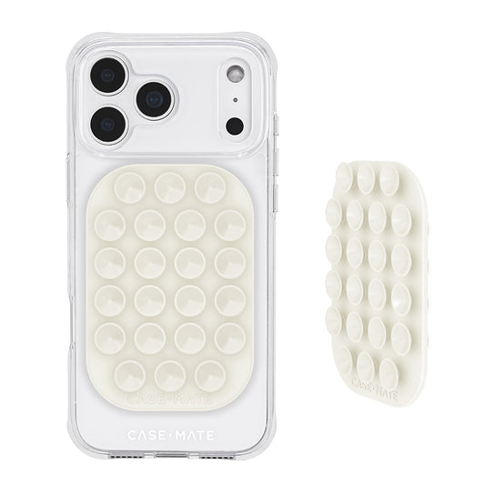 Case-Mate Double-Sided Suction Cup Phone Mount - Anti-Slip Sticky Phone Grip/Holder - Content Creator Essentials Compatible w/iPhone, Android & Cases