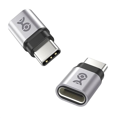 Cable Matters 2-Pack USB C Extender Adapter, Up to [4K@240Hz Video, 240W Charging, 40Gbps Data Transfer], USBC Female to USBC Male Adapter, USB Type…