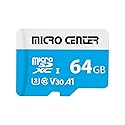 Micro Center Premium 64GB microSDXC Card, Nintendo-Switch Compatible Memory Card, UHS-I C10 U3 V30 4K UHD Video A1 Micro SD Card with Adapter (64GB)