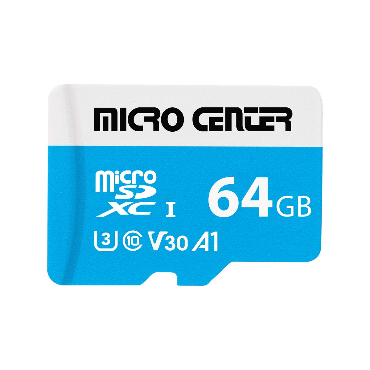 Micro Center Premium 64GB microSDXC Card, Nintendo-Switch Compatible Memory Card, UHS-I C10 U3 V30 4K UHD Video A1 Micro SD Card with Adapter (64GB)