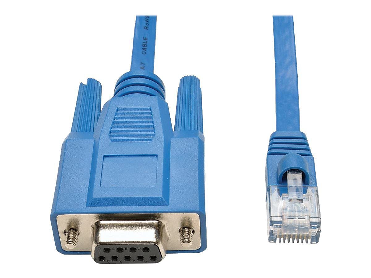 TRIPP LITE RJ45 to DB9F Cisco Serial Console Port Rollover Cable (P430-006)