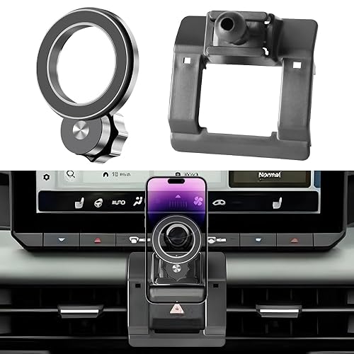 JIEZMO Car Magnetic Phone Mount for Toyota RAV4 2026 Auto Interior Accessories Best Cellphone Holder Mobile Cradle Cell Phones Navigation Charging