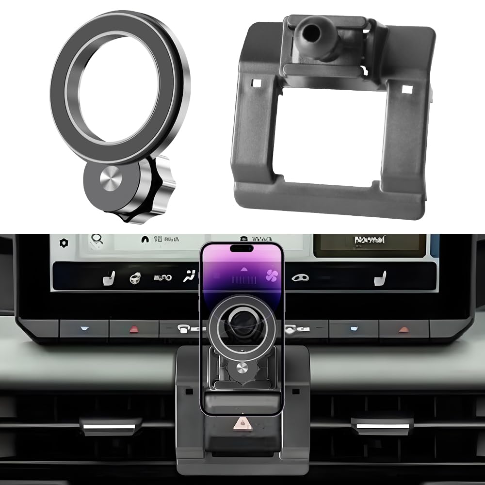 JIEZMO Car Magnetic Phone Mount for Toyota RAV4 2026 Auto Interior Accessories Best Cellphone Holder Mobile Cradle Cell Phones Navigation Charging
