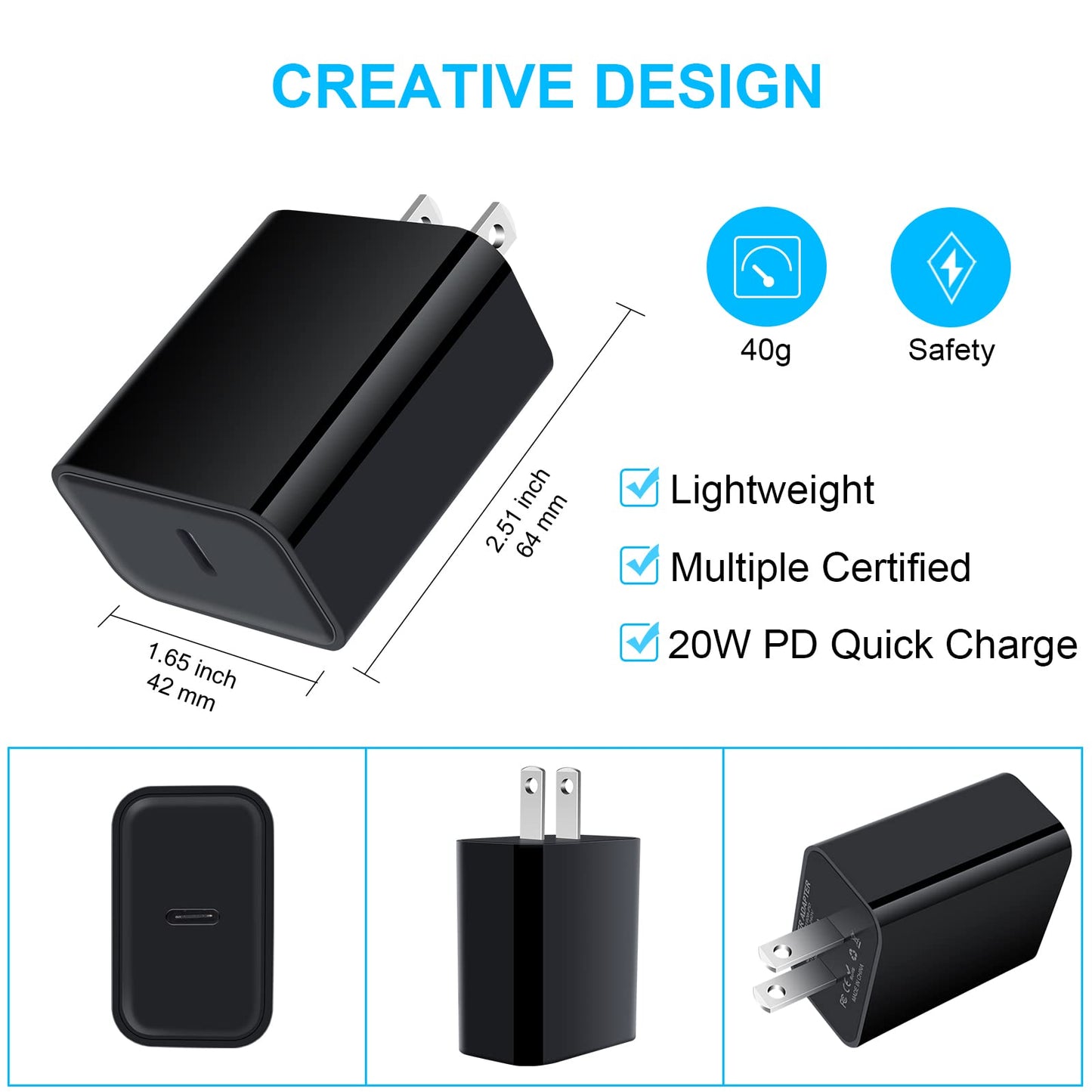 Super Fast Charger Type C for Samsung Galaxy S26 Ultra S25 S24 FE S23 S22 S21 S20 A36 A17 A16 5G A15 A56 A55 A14 A04s A03s A13 A53 A12 A54, 20W USB C