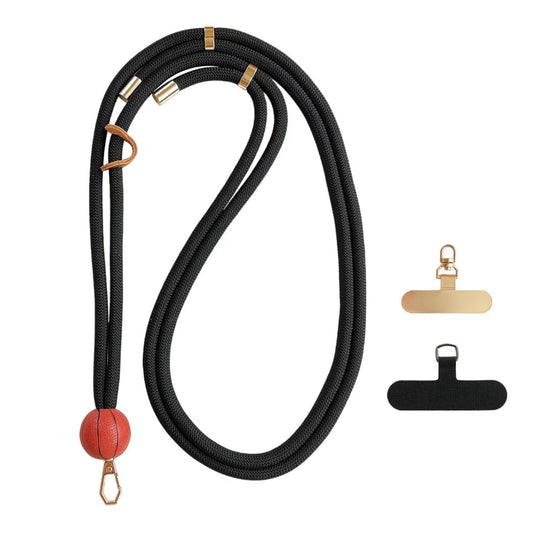 Yuxitonda Phone lanyard, phone lanyard with basketball pendant, phone crossbody strap (basketball)