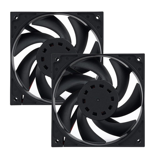 EKWB EK-Furious Vardar EVO 120 PWM 120mm Fan, 3000 RPM, 2-Pack
