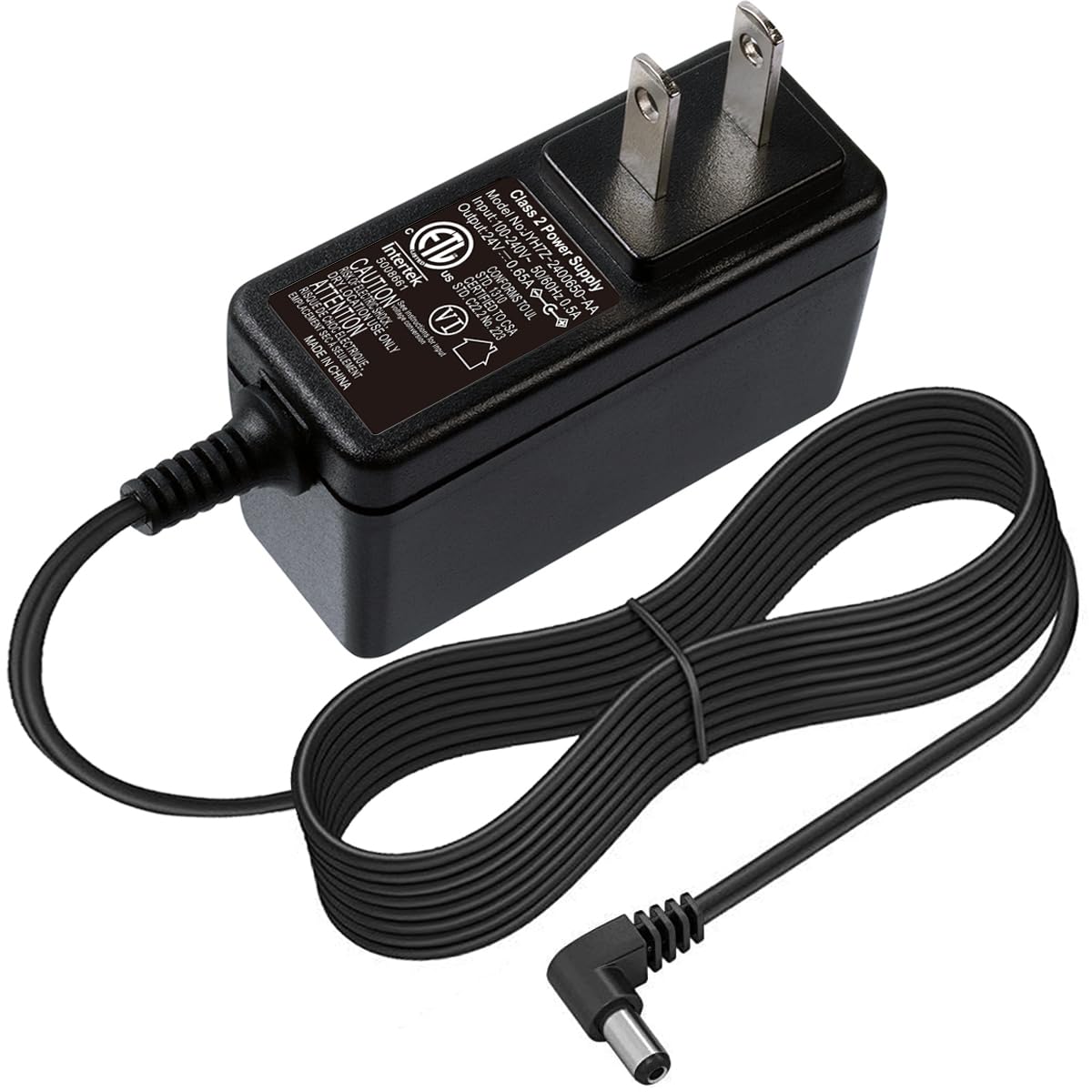 24V Power Supply for Polycom SoundPoint 320 330 335 430 450 550 560 601 650 670 IP Business Phones, 24 Volt 500mA DC Power Adapter Cord AC Charger…