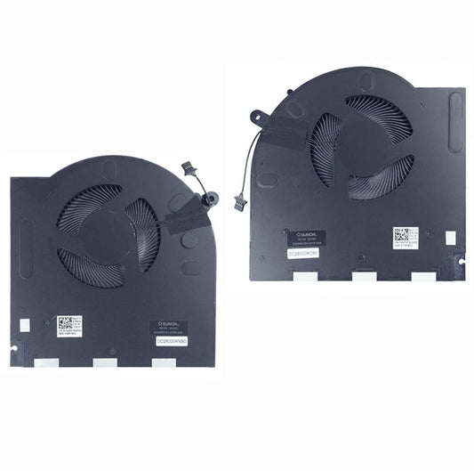 Fleshy Leaf CPU+GPU Cooling Fan Replacement for Dell Alienware M17 R3 R4 P45E Fan DC28000ROSL EG50061S1-1C010-S9A K13087 DC28000RNSL