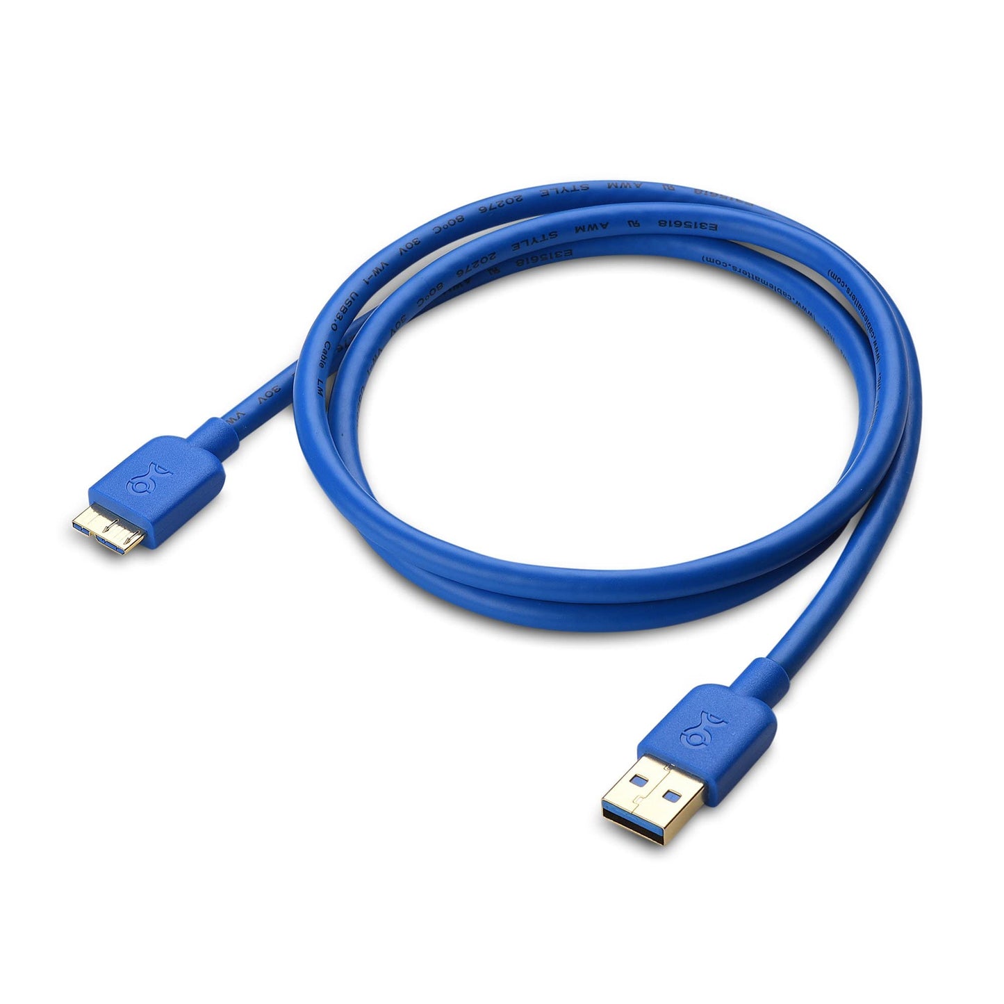Cable Matters 2-Pack, Micro USB 3.0 Cable 3ft, External Hard Drive Cable, USB toUSB-Micro B Cord, Compatible with Seagate, LaCie, Toshiba, Samsung