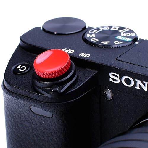 VKO Camera Soft Release Shutter Button Cap for ZV-1 ZV1 RX100M7 RX100M6 RX100M5 RX100M4 RX100M3 A6000 A6100 A6300 A6400 A7R A7S A7 Flat Surface