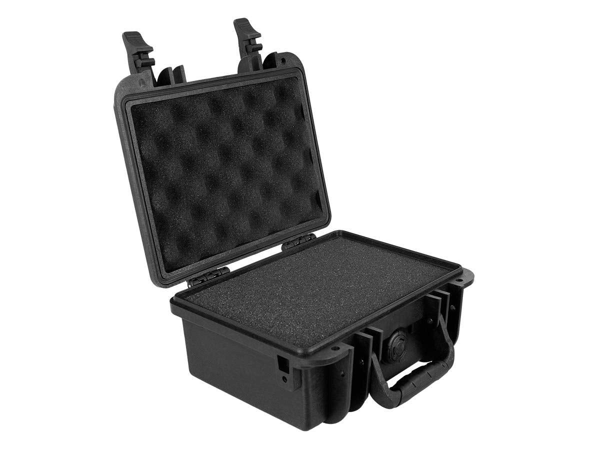 Monoprice Weatherproof/Shockproof Hard Case - IP67, Customizable Foam, 10" x 8" x 4", Black - Pure Outdoor Collection