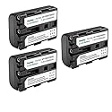Kastar NPFM50 Battery (3-Pack) for Sony NP-FM30 NP-FM50 NP-FM51 NP-QM50 NP-QM51 NP-FM55H and CCD-TR DCR-PC DCR-TRV DCR-DVD DSR-PDX GV HVL Series