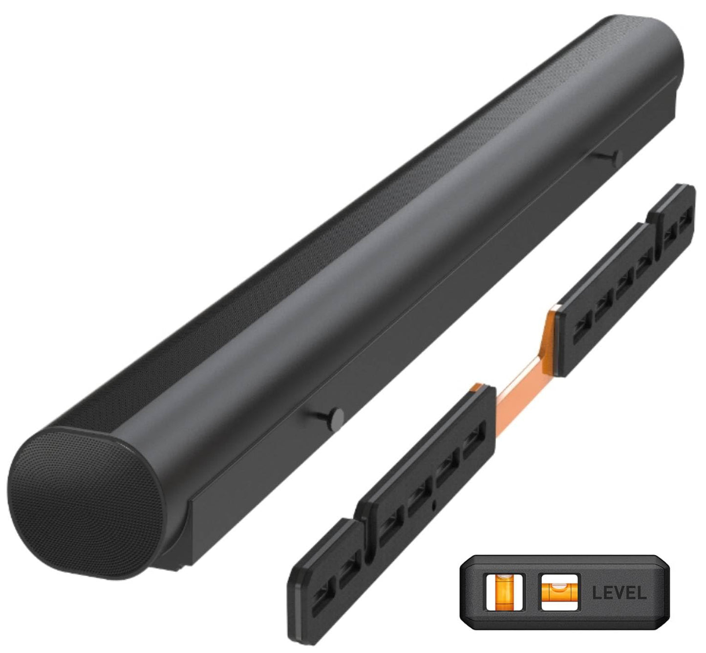 Perlegear Soundbar Wall Mount Compatible with Sonos Arc and Sonos Arc Ultra, Sound Bar Mount on Wall Under TV, Hidden Design, Optional Smart EQ