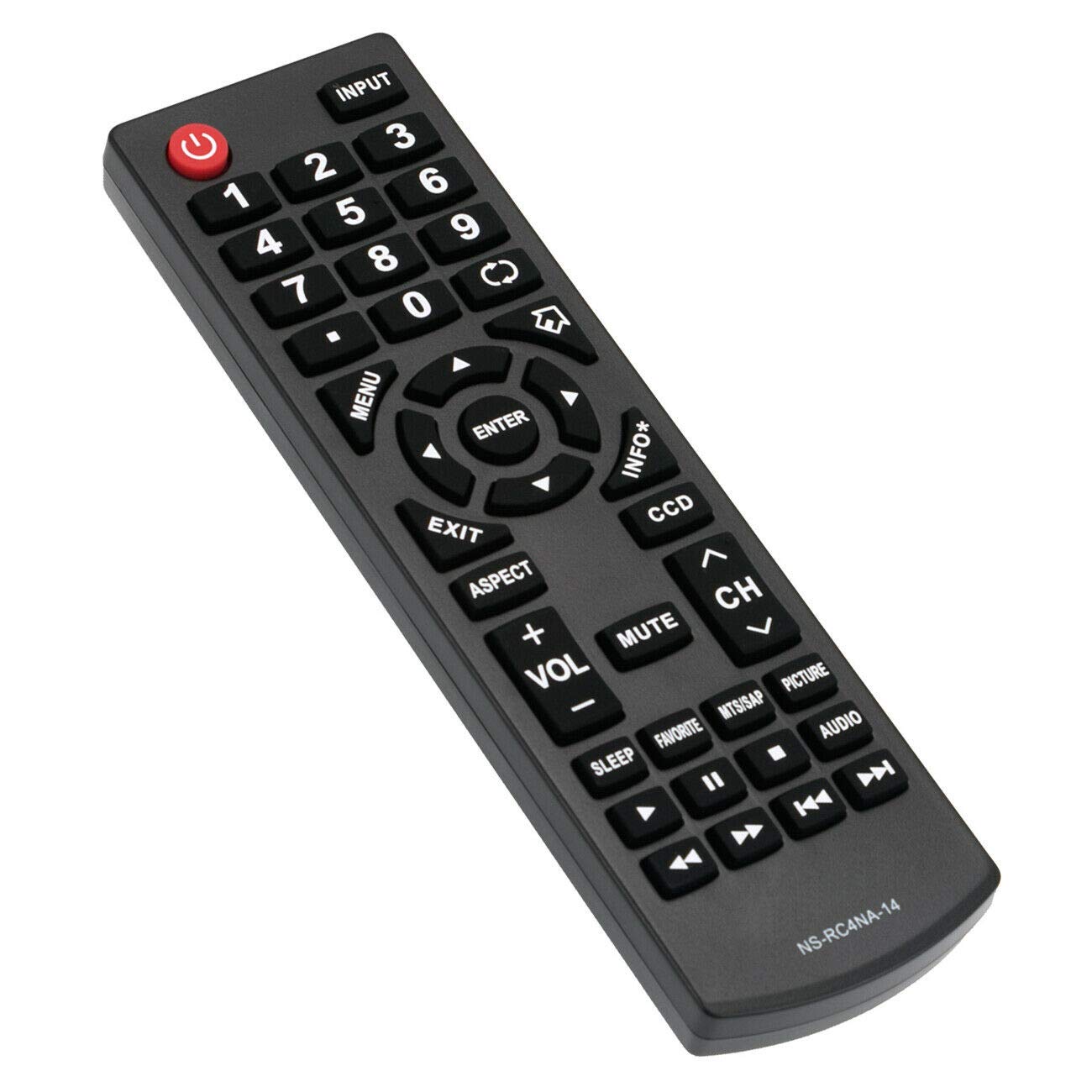 New NS-RC4NA-14 Remote for Insignia TV NS-39E400NA14 NS-39D400NA14 NS-19E310A13
