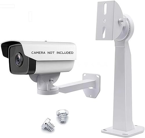 V-Fiabilidad Security Camera Duckbill Wall Mount Bracket - 11.8 Inch Heavy-Duty Aluminum, 360° Swivel & 90° Tilt, Universal Indoor/Outdoor