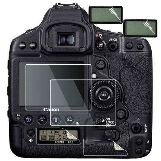 Debous Screen Protector for Canon EOS 1DX III, Tempered Glass 0.3mm 9H Hard Protective Film (6pcs)