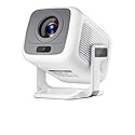 Mini Projector with WiFi and Bluetooth 4K 1080P Support with 180°Adjustable Stand, Home Video Projector Compatible for Laptop
