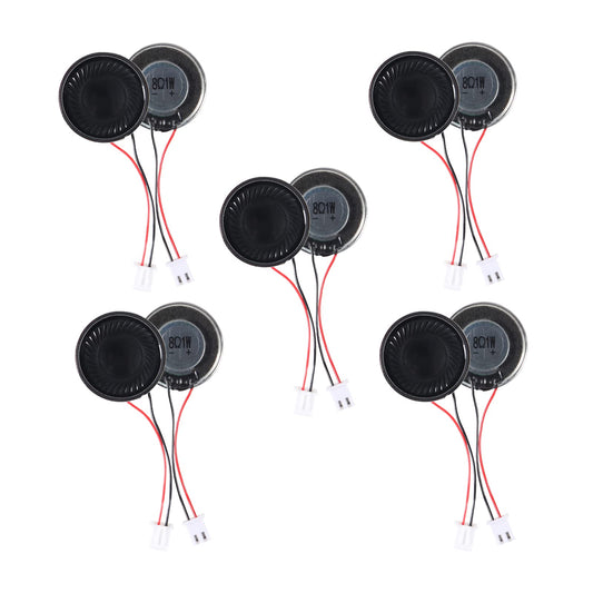 AITIAO 10Pcs 1W 8 Ohm Metal Shell Mini Loudspeaker Round Internal Magnet Speaker MP3 MP4 Player Speaker
