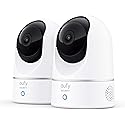 eufy Security Indoor Cam E220 2-Cam Kit, 2K Security Indoor Camera Pan & Tilt, Plug-in Camera with Wi-Fi, Human & Pet AI, Voice Assistant