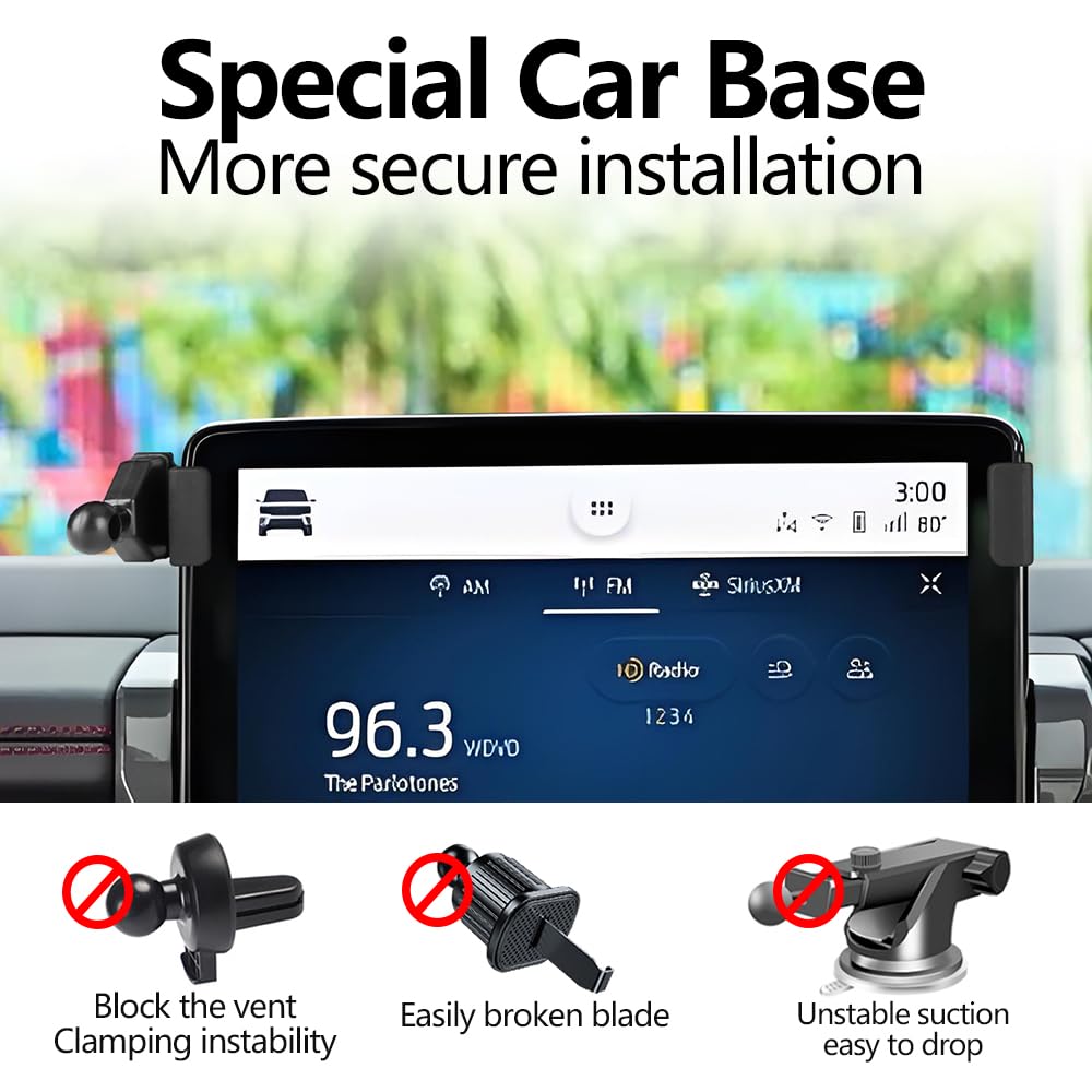 JIEZMO Car Magnetic Phone Mount for Ford Expedition 2022 2023 2024 [Only for 15.5-inch Touchscreen] Auto Accessories Best Cellphone Holder Mobile