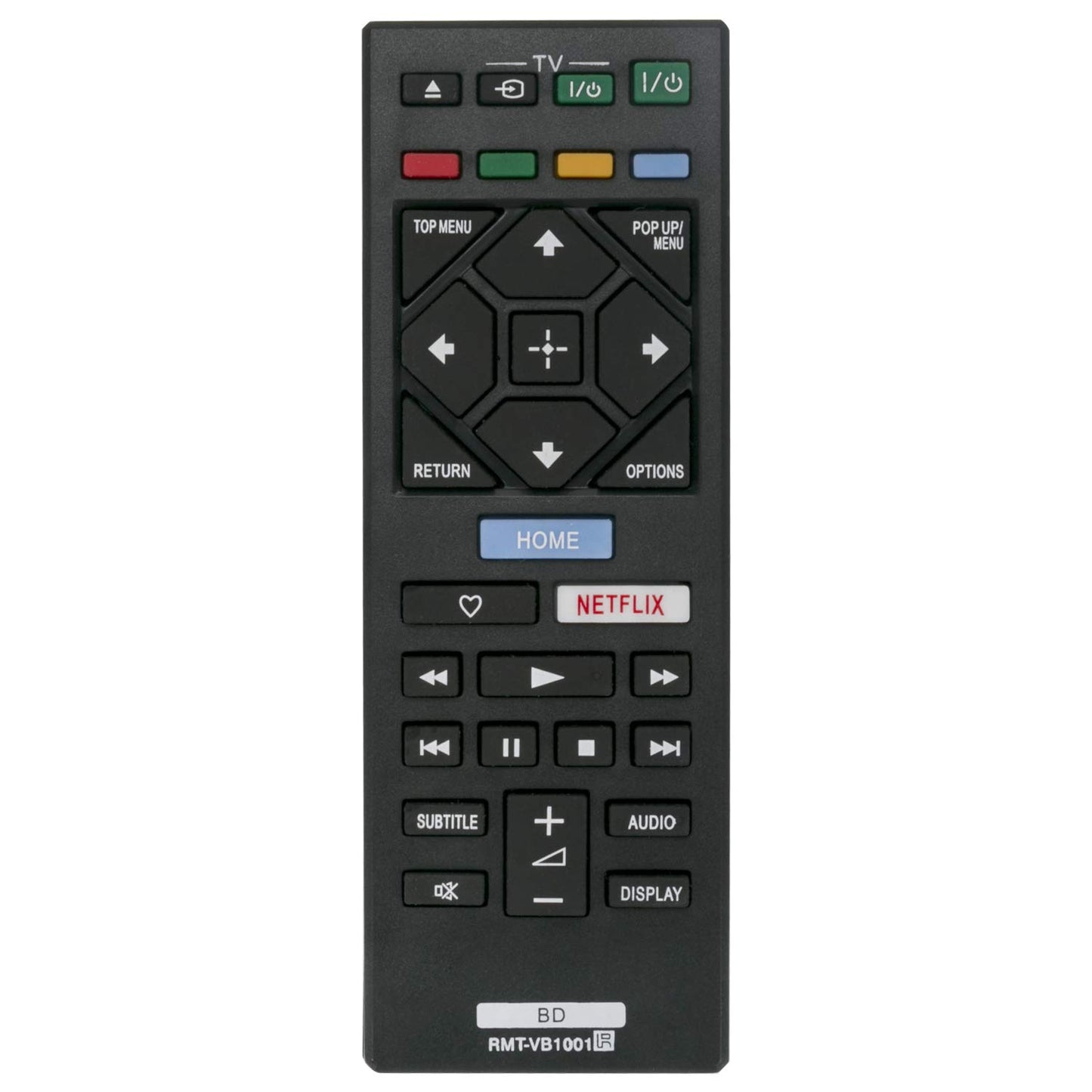 RMT-VB100I Replace Remote Control fit for Sony Blu-ray Disc DVD BD Player BDP-S1500 BDP-S4500 BDP-S5500 BDP-S6500 BDP-S3500 BDP-BX150 BDP-BX350