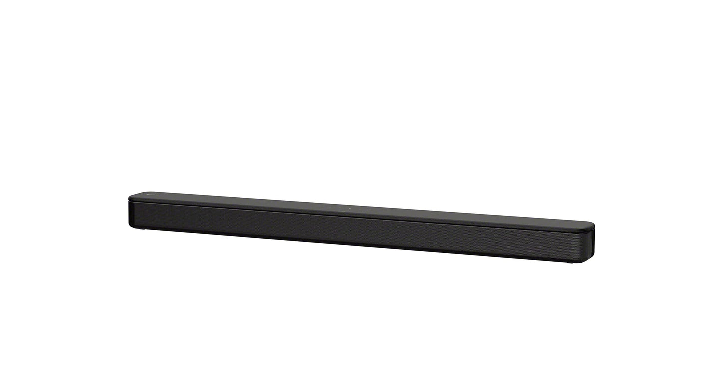 Sony S100F 2.0ch Soundbar with Bass Reflex Speaker, Integrated Tweeter and Bluetooth, (HTS100F), easy setup, compact, home office use with clear sound