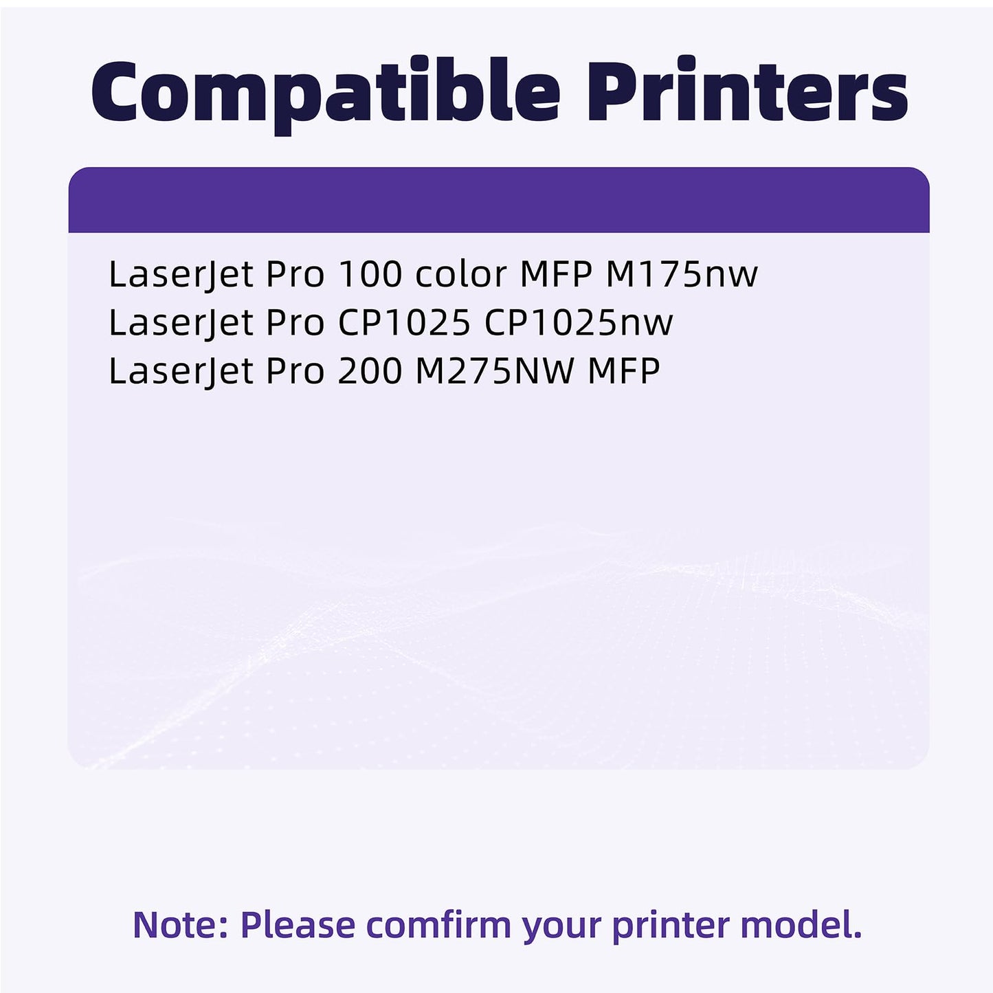 Ioffix 126A Toner Cartridges Set Replacement for HP 126A CE310A CE311A CE312A CE313A Toner Work with HP Color Pro MFP M175 M275 CP1025nw Printer (4