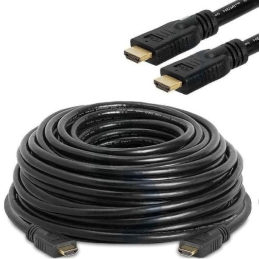 CableVantage HDMI 1.4V Cable(100 Feet) Support 3D,1080P,Ethernet,Audio Return For HDTV PC TV Computer PS4 Xbox Monitiors Black