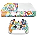 MightySkins Carbon Fiber Skin for Microsoft Xbox One S - VSCO Girl | Protective, Durable Textured Carbon Fiber Finish | Easy to Apply, Remove,