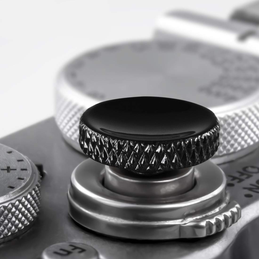Fuji Shutter Release Button Accessories: Fujifilm Camera Soft Shutter Button - Black Shutter Button for Canon Nikon Leica Film X100V X100F Xt5 Xt4 Xt3