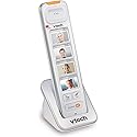 VTech SN5307 Amplified Photo DIAL Accessory Handset with Big Buttons & Large Display for SN5127 & SN5147 Senior Phone Systems, Photo Dial Handset