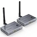 Wireless HDMI Transmitter and Receiver 4K@30Hz HDMI Wireless Extender Kit 328Ft/100M 4K Video & Audio Sender and Receiver for Casting Video & Audio
