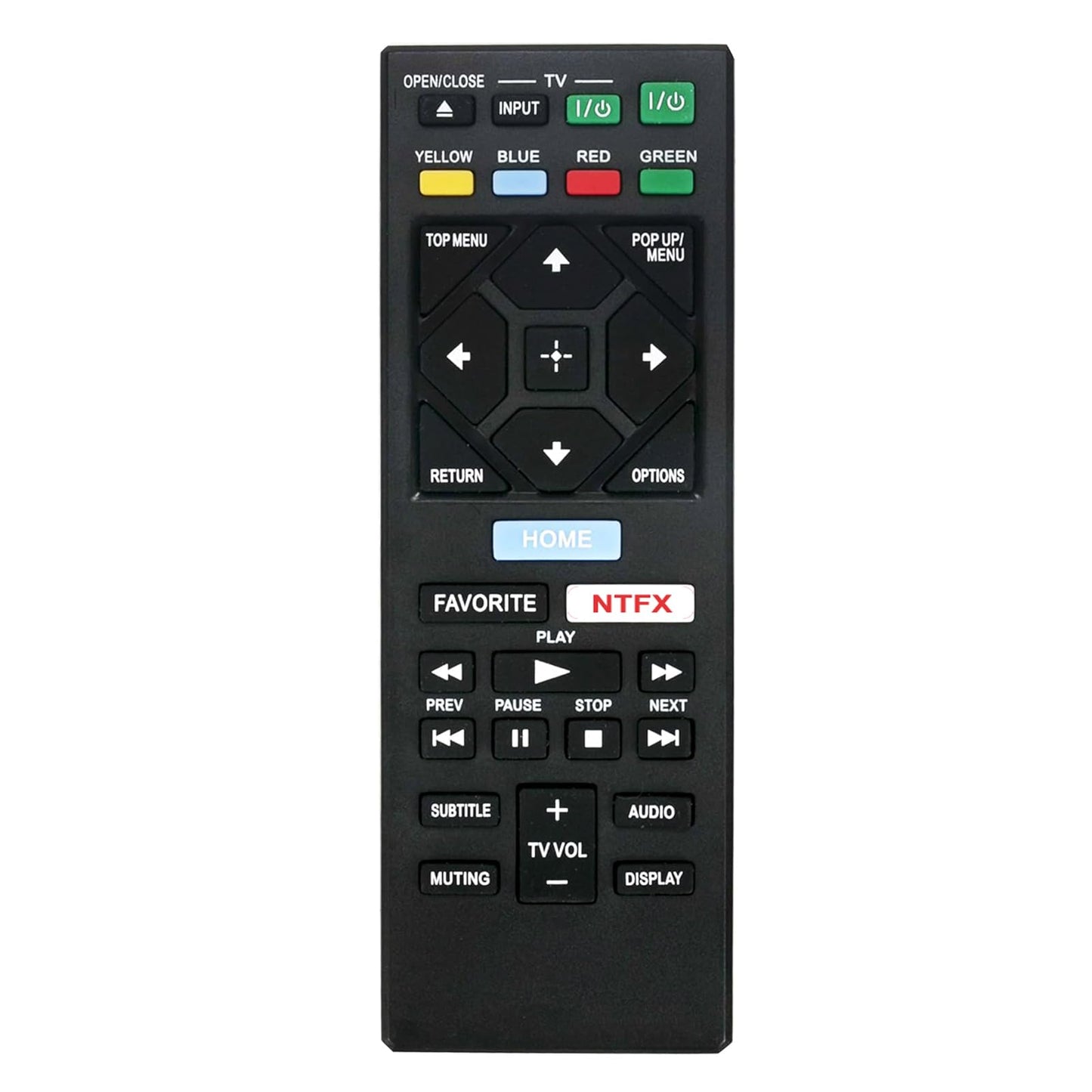 RMT-VB201U Replace Remote fit for Sony BLU-RAY Player BDP-S3700 BDP-BX370 BDP-S1700 RMTVB201U BD-BX370 BDP-S1700ES BDP-BX150 BDP-BX350 BDP-BX550